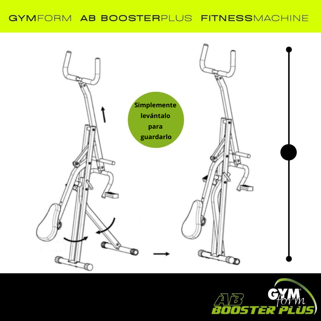GYMFORM AB Booster Plus Máquina de Fitness | Equipo de Musculación Completo