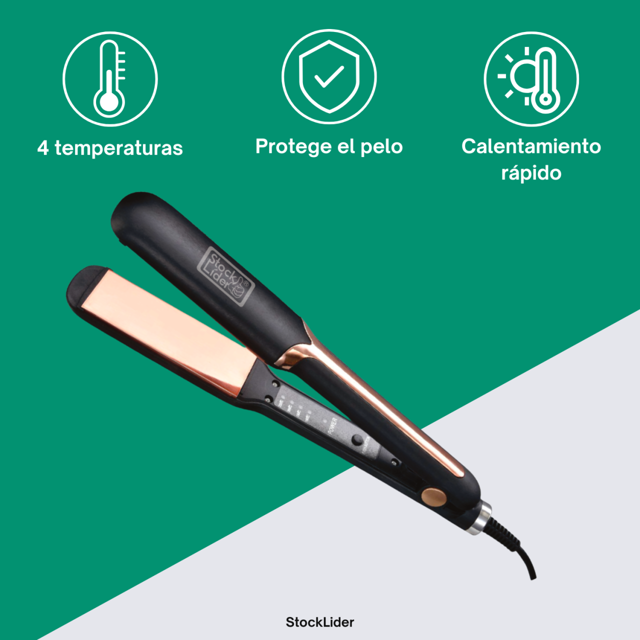 Prancha de Cabelo Profissional - Alisamento Rápido e Duradouro
