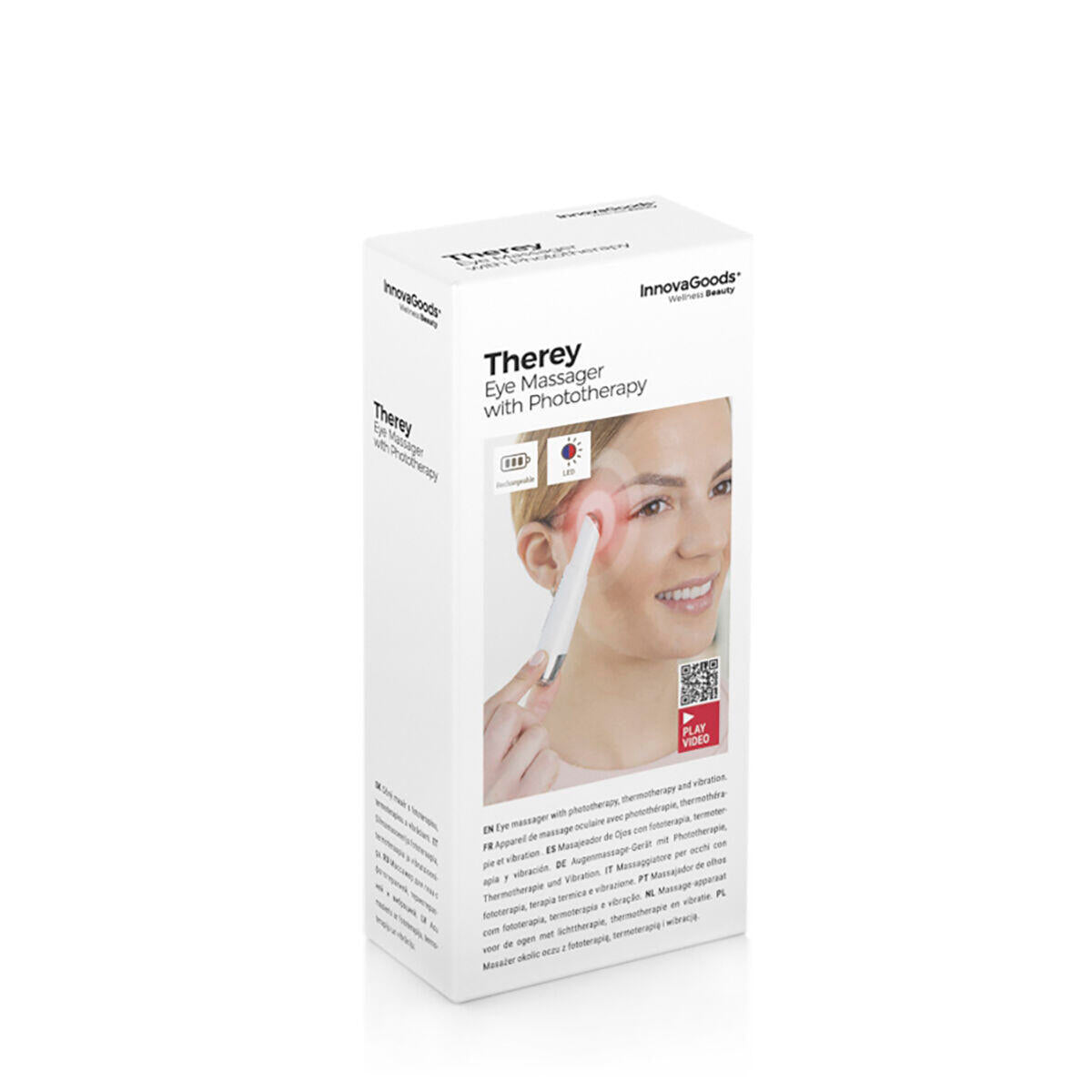 Masajeador de Ojos con Fototerapia, Termoterapia y Vibración | Antiedad | "Therey" InnovaGoods