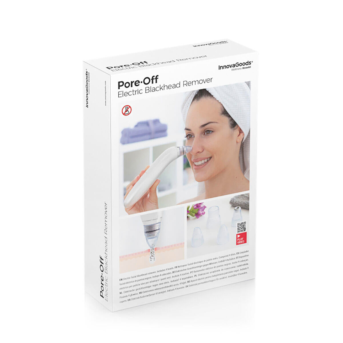 Limpiador Facial Eléctrico de Puntos Negros "Pore·Off" InnovaGoods