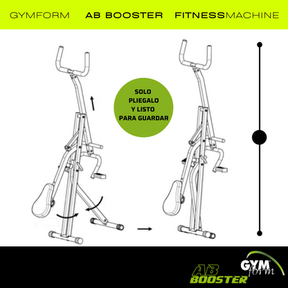 GYMFORM AB Booster Plus | Máquina de Fitness | Equipo de Musculación Completo