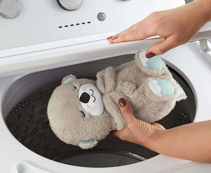 Lontra, a Lontra que Respira – Peluche Interativo com Música Relaxante e Luz Suave