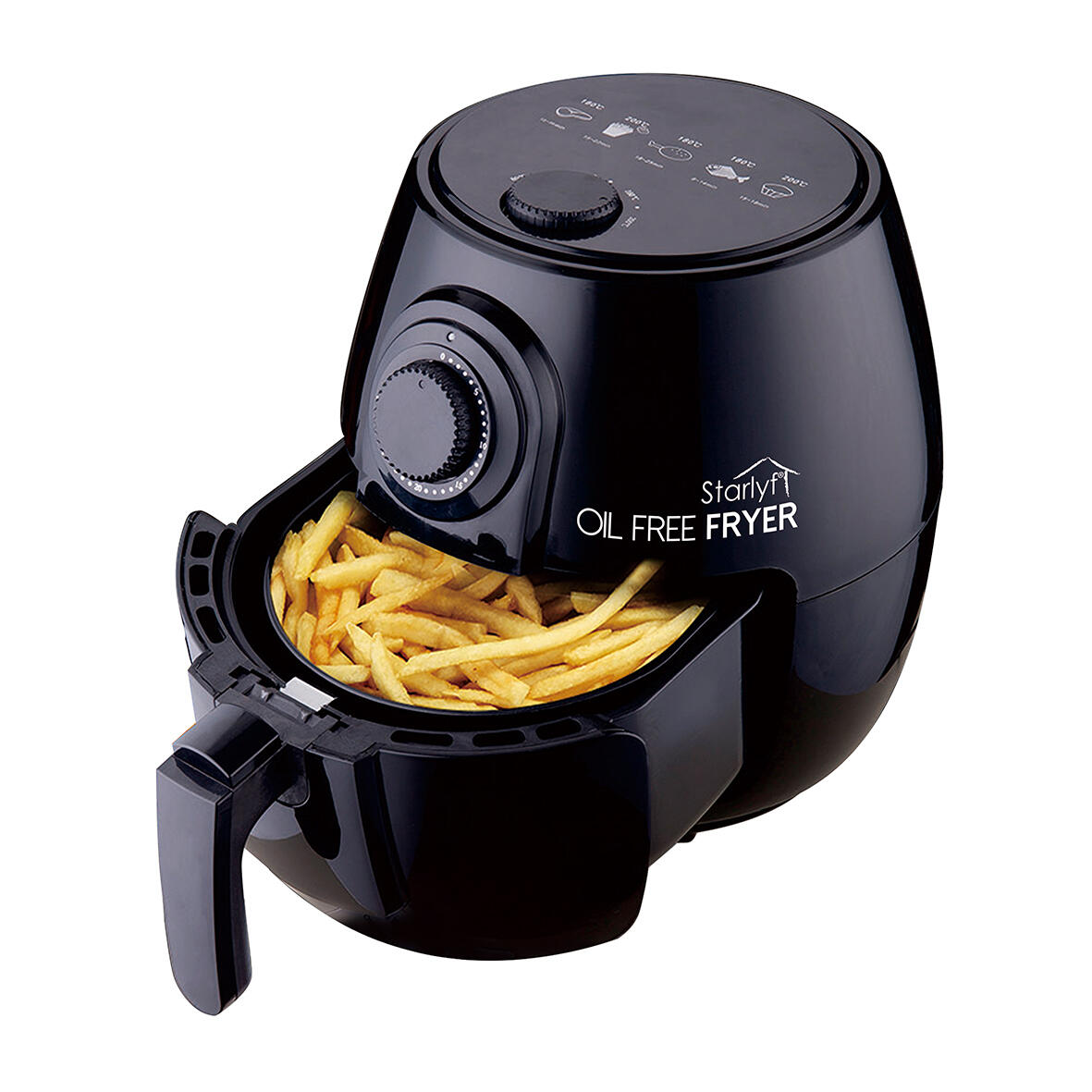 Freidora de Aire 360º | STARLYF Oil Free Fryer  | Fríe Sin Aceite | Capacidad 2.3L | 1400W