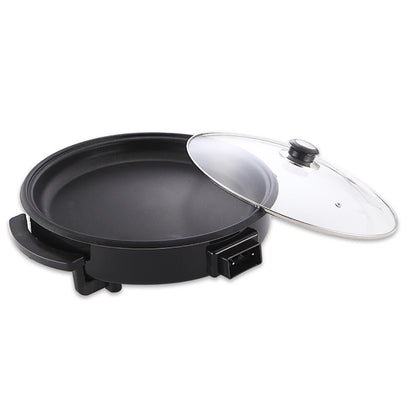 Paellera Eléctrica Multifunción 42 cm | 1500W | Antiadherente | Tapa de Cristal