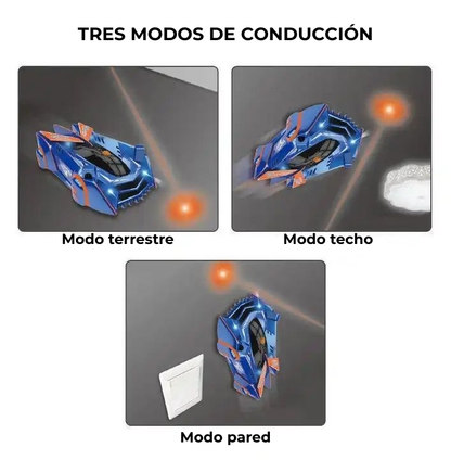 Carro Controlado por Laser | Sobe Paredes e Teto | RC Infantil +5 anos