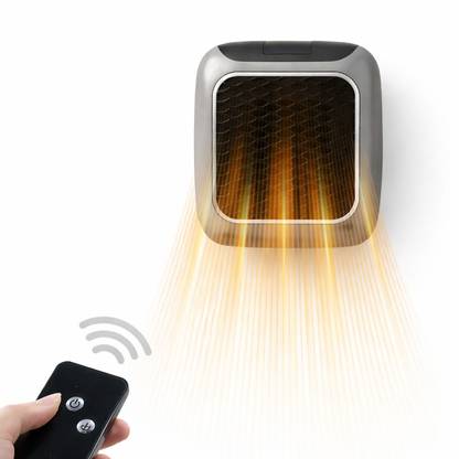 Calentador Portátil Cerámico Turbo 800W | Termostato Digital y Mando a Distancia