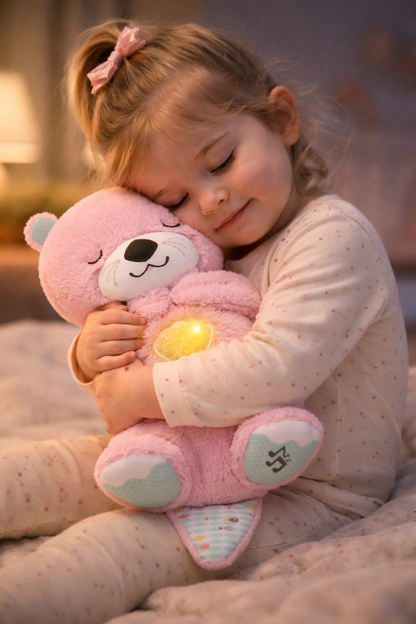 Lontra, a Lontra que Respira – Peluche Interativo com Música Relaxante e Luz Suave