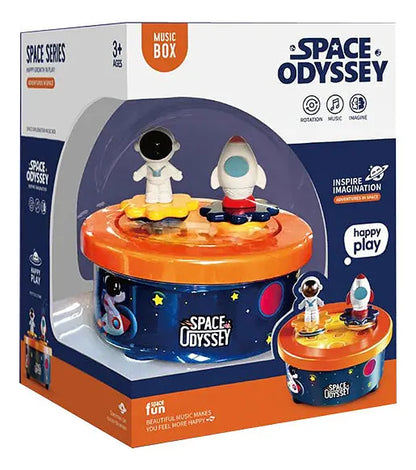 Caja Musical para Niños Space Odyssey – Melodías Espaciales de Madera