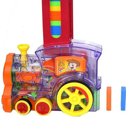 Comboio Dominó Automático | Brinquedo Educativo para Crianças +3 anos