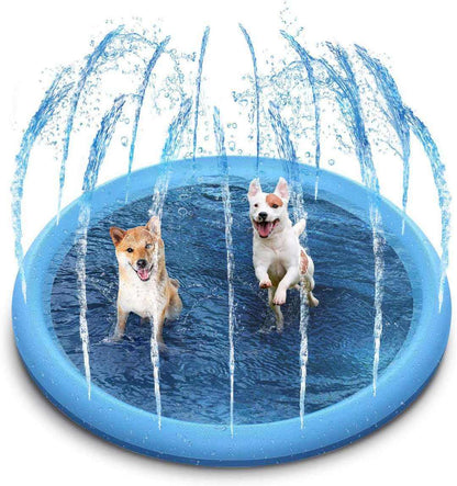 Alfombra Aspersor para Mascotas PVC | Piscina Plegable Antipinchazos 1m | Stock Líder