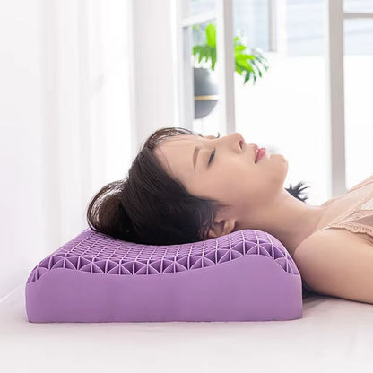 Almofada Cervical 3D WE Houseware | Estrutura de Colmeia | Anti-Dores de Pescoço