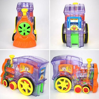 Comboio Dominó Automático | Brinquedo Educativo para Crianças +3 anos