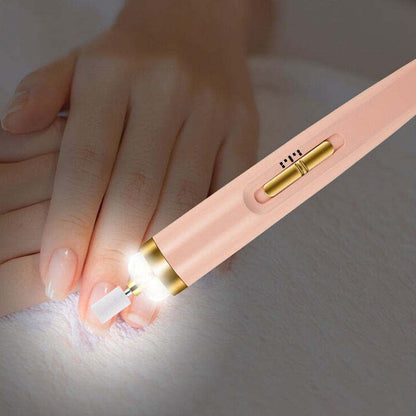 Pulidor de Uñas Eléctrico Multifuncional | 5 Cabezas | Luz LED | Recargable