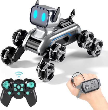 Cão Robô Inteligente de 8 Rodas com Controlo Remoto | STLNT