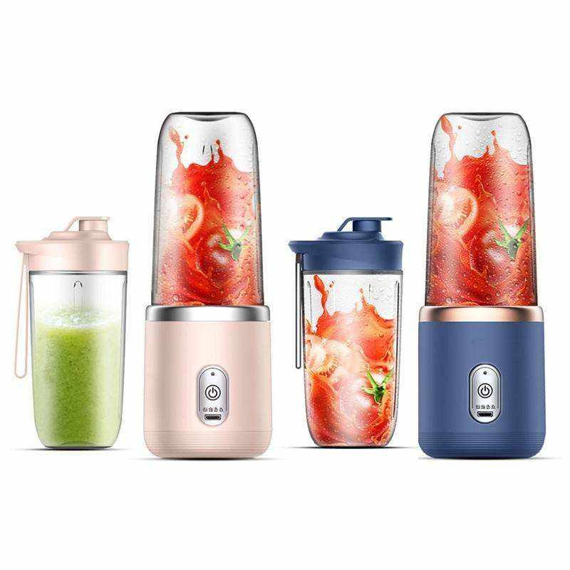 Batidora Licuadora Portátil 400ml con 2 Vasos | Mini Blender | USB Recargable | Stock Líder