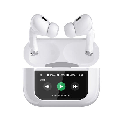 Auscultadores Bluetooth 5.4 GS Pro TWS | Ecrã Tátil | Cancelamento de Ruído ANC+ENC | IPX7