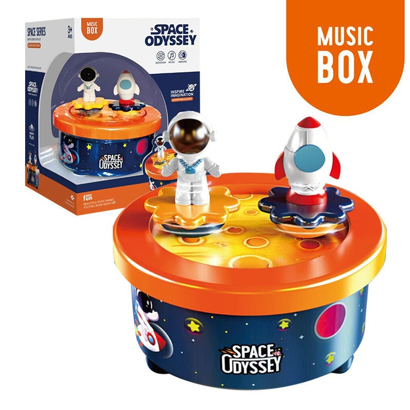 Caja Musical para Niños Space Odyssey – Melodías Espaciales de Madera