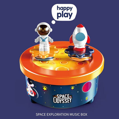 Caja Musical para Niños Space Odyssey – Melodías Espaciales de Madera