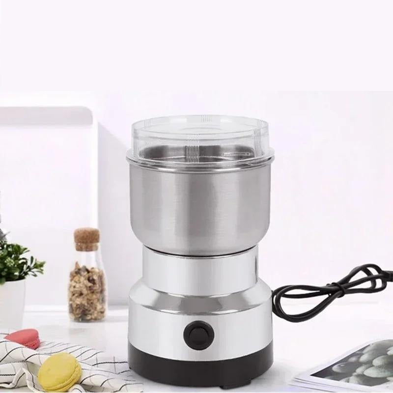 Moedor de Café Elétrico 150W | 4 Lâminas de Aço Inoxidável | Especiarias e Ervas