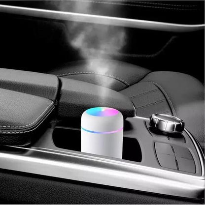Humidificador LED 7 Colores | 300ml | Silencioso | Apagado Automático | Rosa