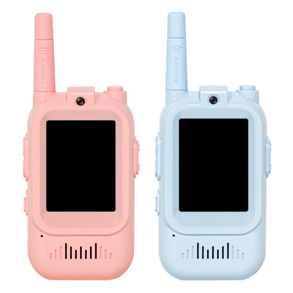 Walkie Talkie Infantil con Videollamada | Cámara HD, Cambiador de Voz y Carga USB-C
