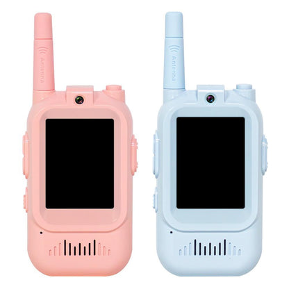 Walkie Talkie Infantil con Videollamada | Cámara HD, Cambiador de Voz y Carga USB-C