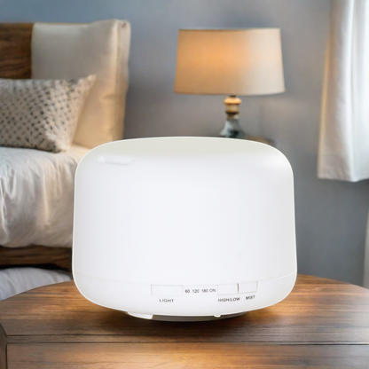 Aroma Diffuser with Remote Control - 450ml Multicolor LED Ultrasonic Humidifier