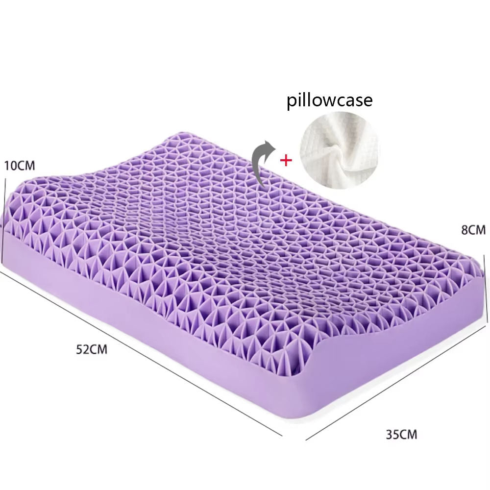 Almofada Cervical 3D WE Houseware | Estrutura de Colmeia | Anti-Dores de Pescoço