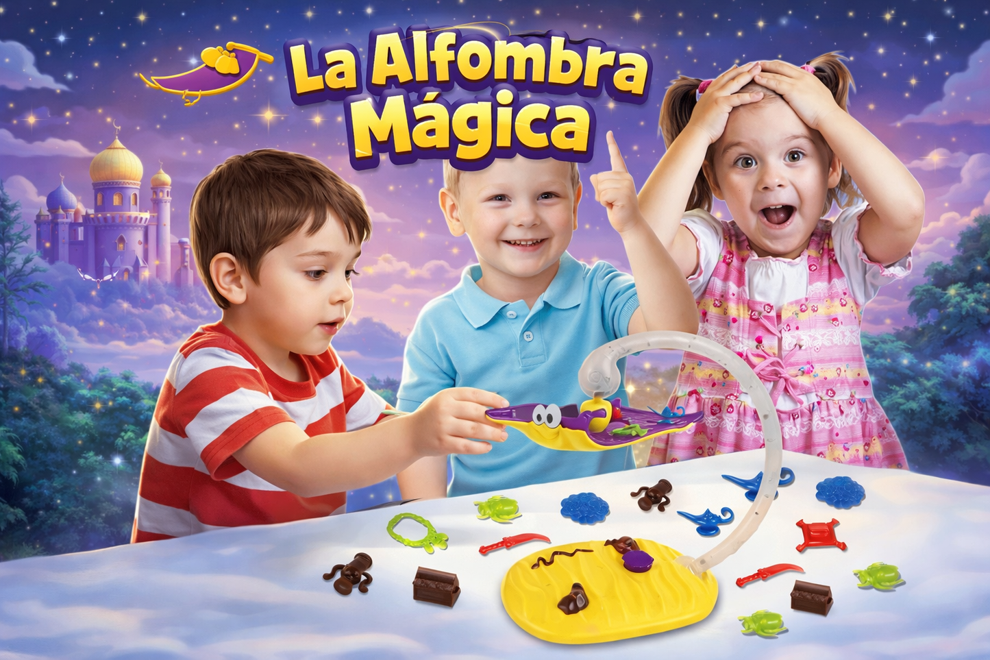 Juego de Mesa La Alfombra Mágica - Equilibrio y Diversión +4 años