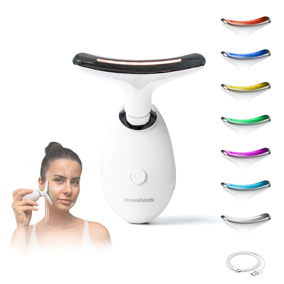 Selora Firming Facial Massager with LED, EMS and Heat