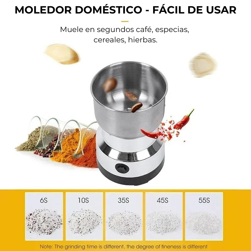 Moedor de Café Elétrico 150W | 4 Lâminas de Aço Inoxidável | Especiarias e Ervas