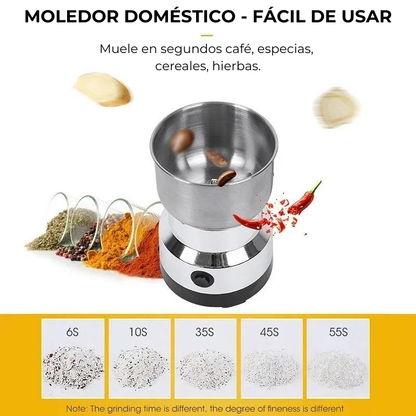 Moedor de Café Elétrico 150W | 4 Lâminas de Aço Inoxidável | Especiarias e Ervas