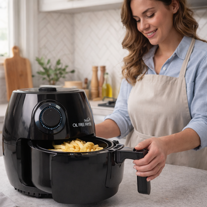 Freidora de Aire 360º | STARLYF Oil Free Fryer  | Fríe Sin Aceite | Capacidad 2.3L | 1400W