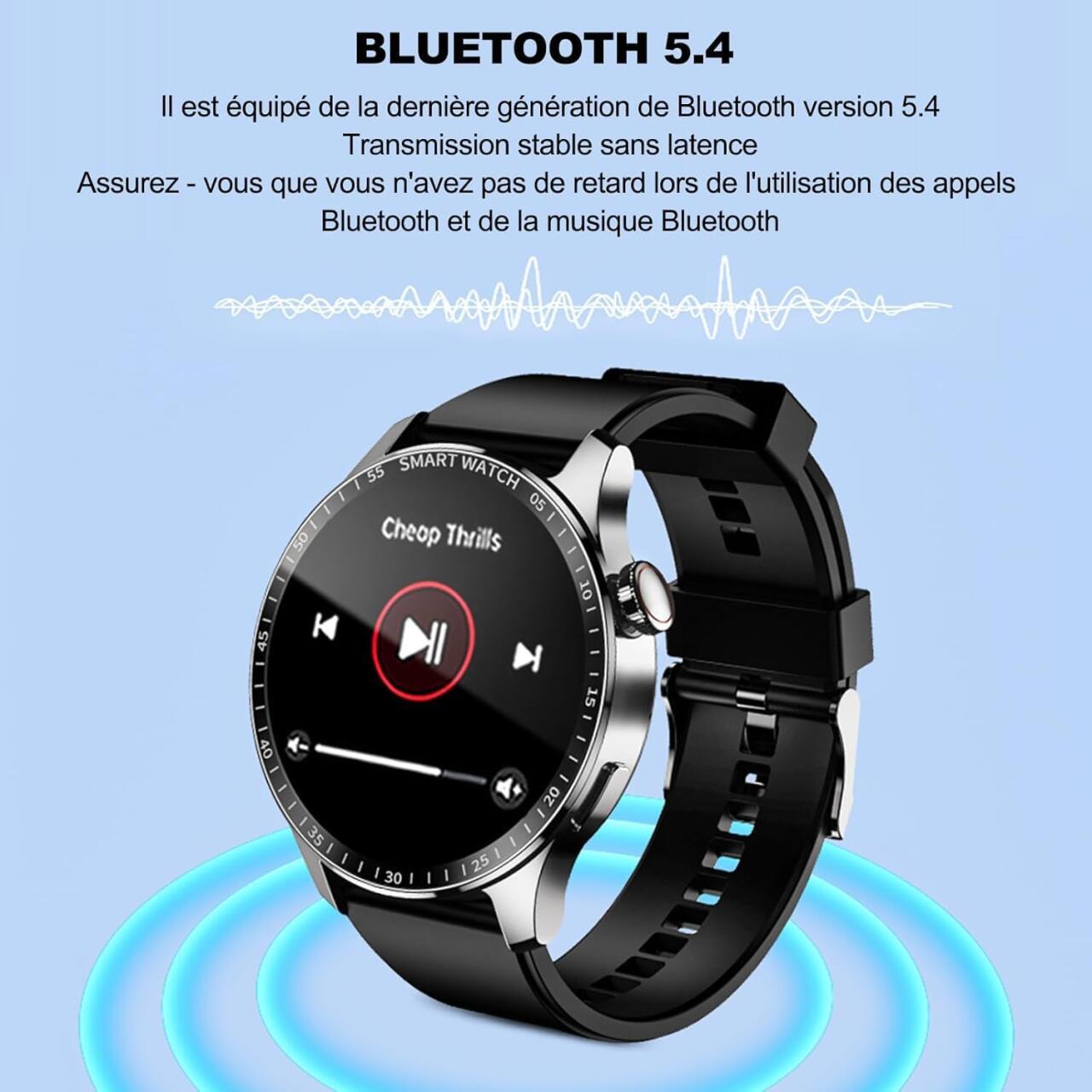 Smartwatch MS3 Hombre | Llamada Bluetooth | Monitor de Sueño | Android e iOS