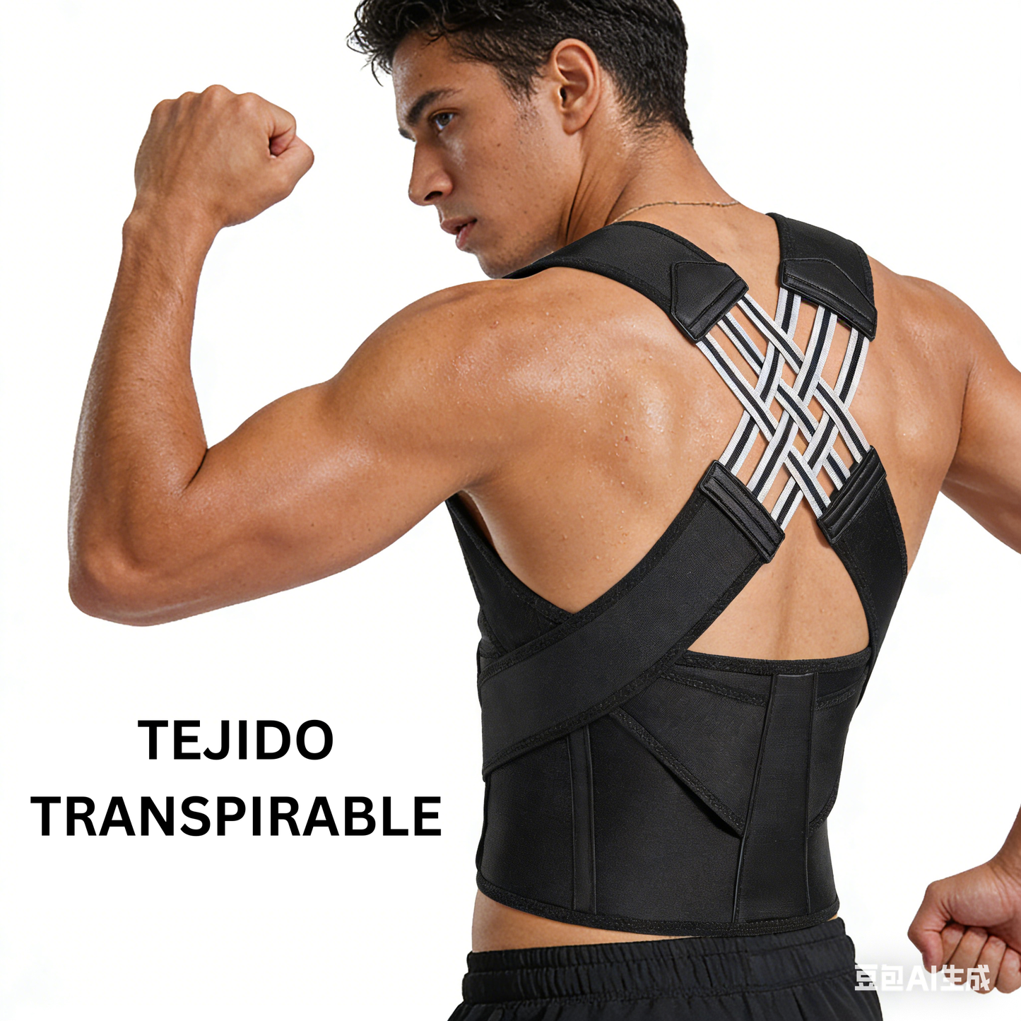 Corrector de Postura | Faja correctora de Espalda Unisex | Tallas M, L y XL | Stock Líder