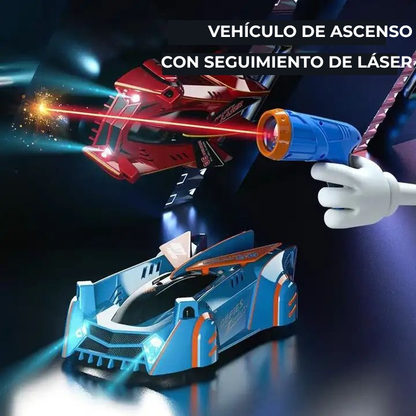 Carro Controlado por Laser | Sobe Paredes e Teto | RC Infantil +5 anos