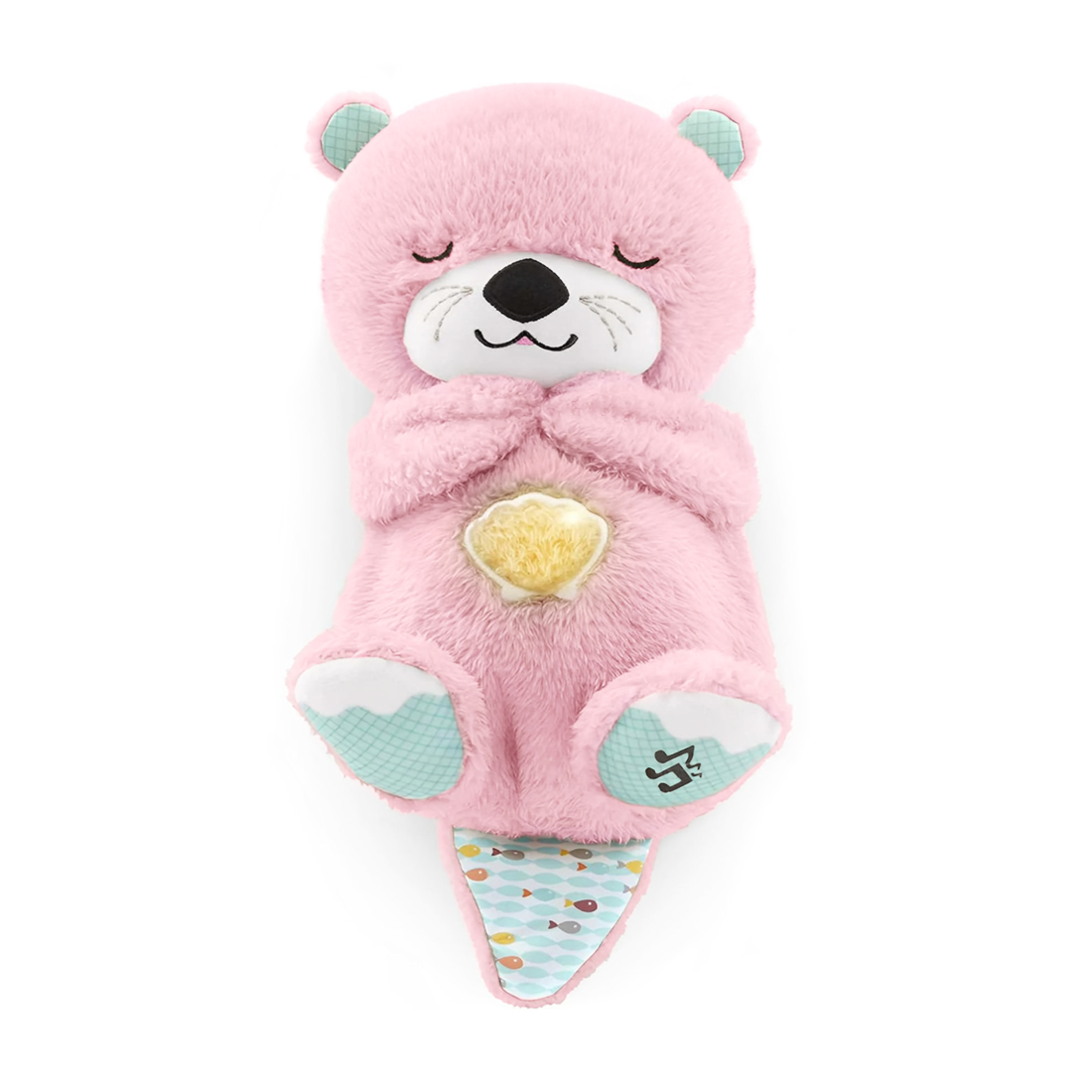 Otter la Nutria que Respira – Peluche Interactivo con Música Relajante y Suave Luz