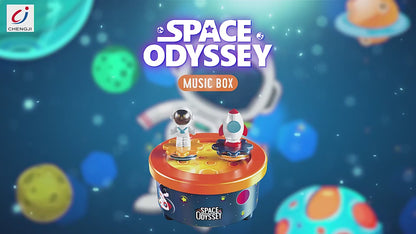 Caja Musical para Niños Space Odyssey – Melodías Espaciales de Madera