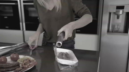 Set 9 Bandejas Apilables - Envasado Semi Vacío - Reutilizables - 30x20cm