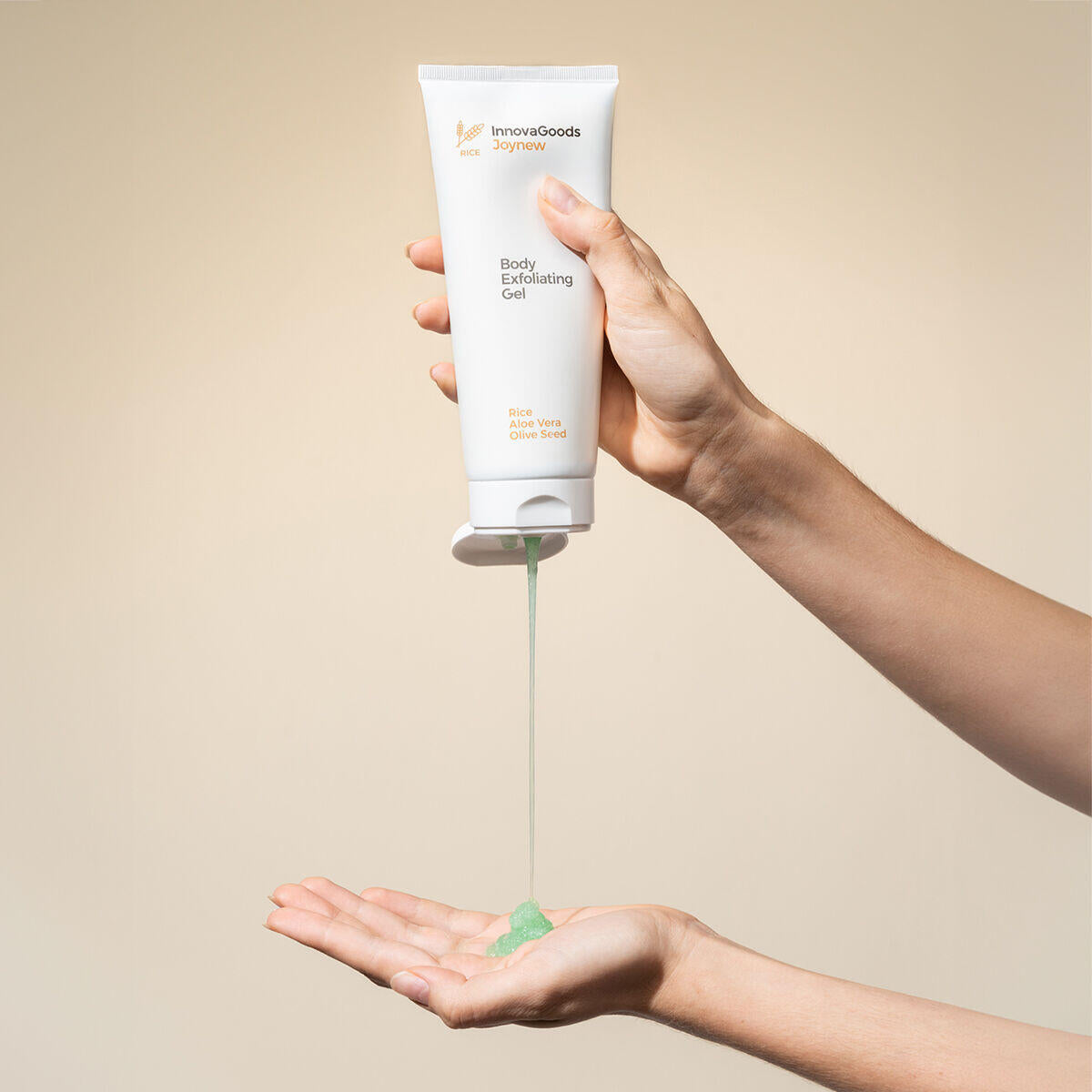 Gel Exfoliante Corporal Rice "Joynew" InnovaGoods 200 ml