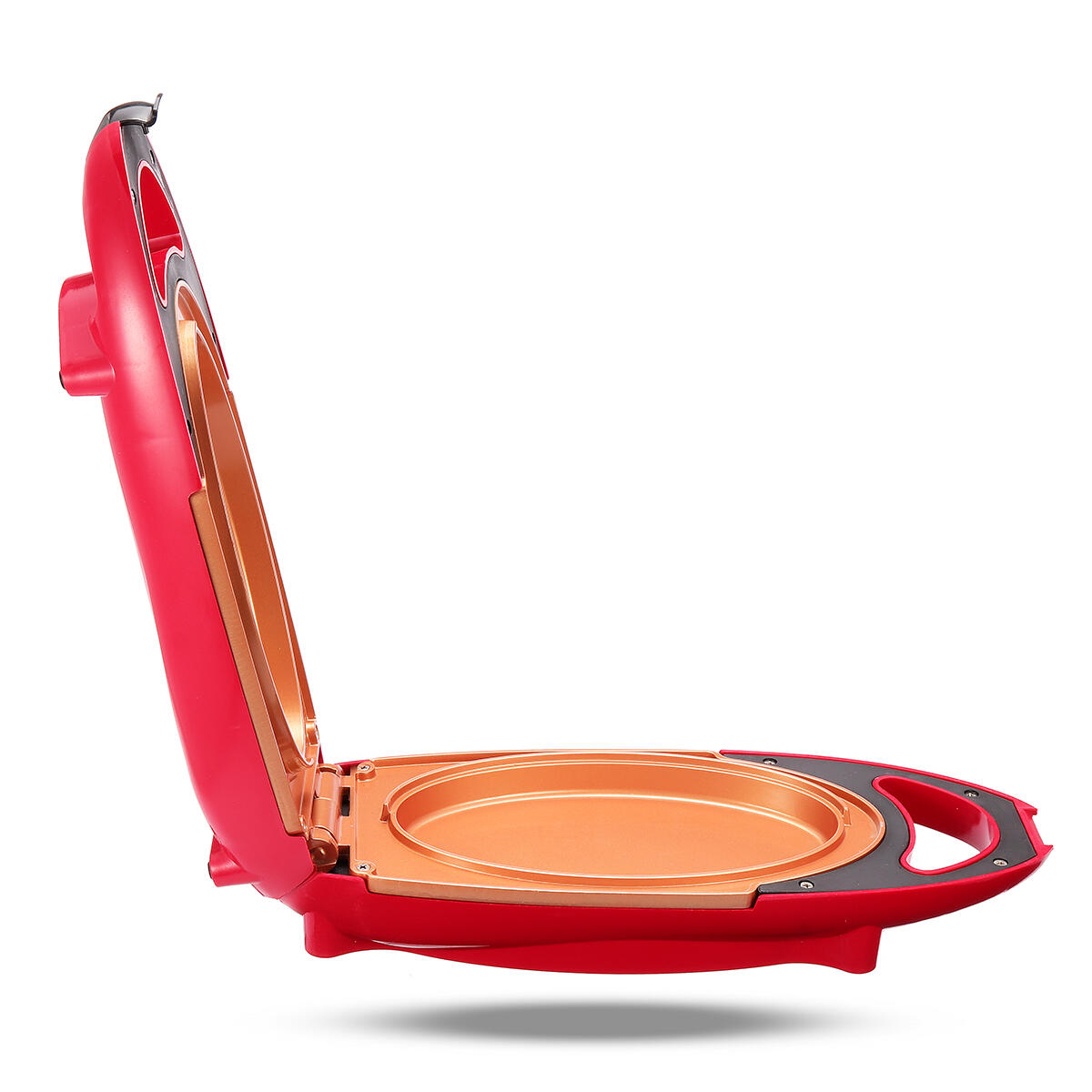 Double-Sided Electric Griddle - Non-Stick Copper - Red Copper 5 Minute Chef