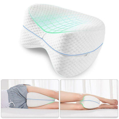 Pack of 2 Ergonomic Leg Pillows - Relieves Sciatica and Lower Back Pain