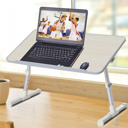 Mesa Plegable Portátil para Ordenador | 5 Alturas | Ventilador USB