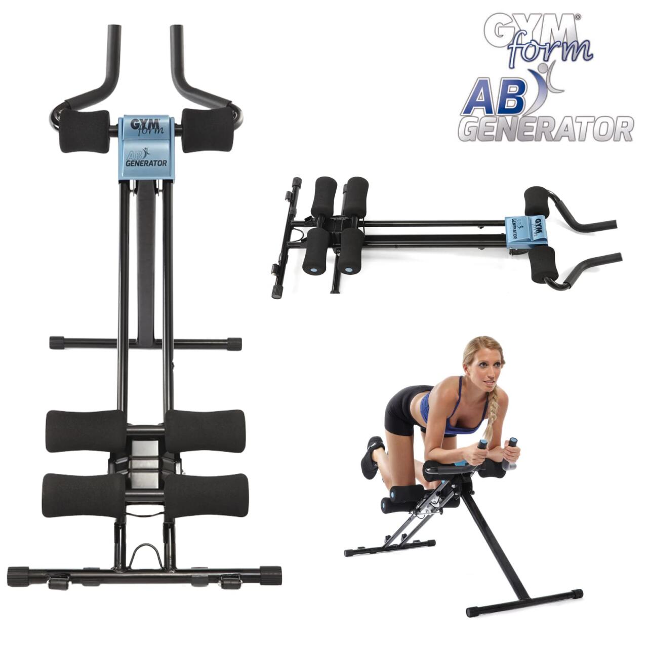 Máquina de Abdominais GYMFORM AB Generator - Cardio e Tonificação