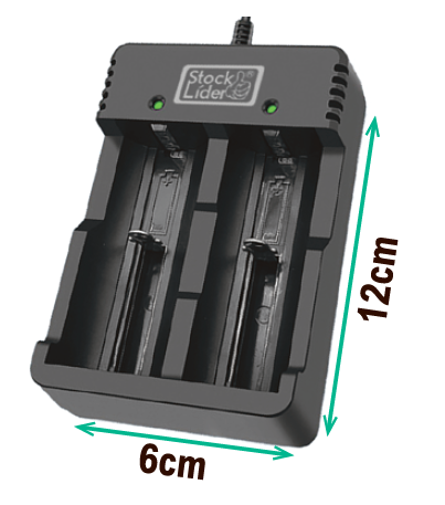 Cargador de Pilas Litio 3.7V USB | Compatible con 18650, 21700 y más | Stock Líder