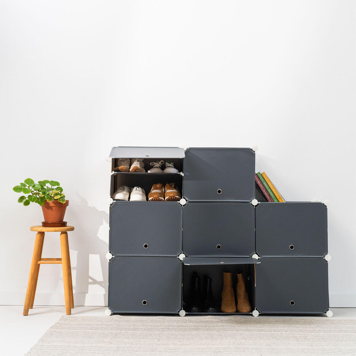 Sapateira Modular Portátil InnovaGoods | Cor Cinzenta
