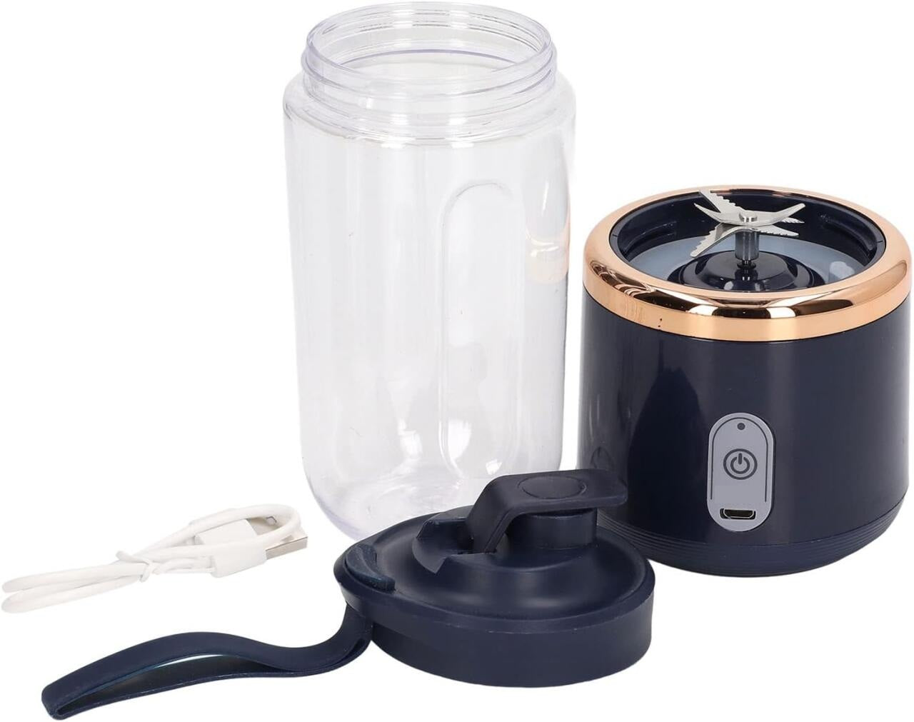 Batidora Licuadora Portátil 400ml con 2 Vasos | Mini Blender | USB Recargable | Stock Líder