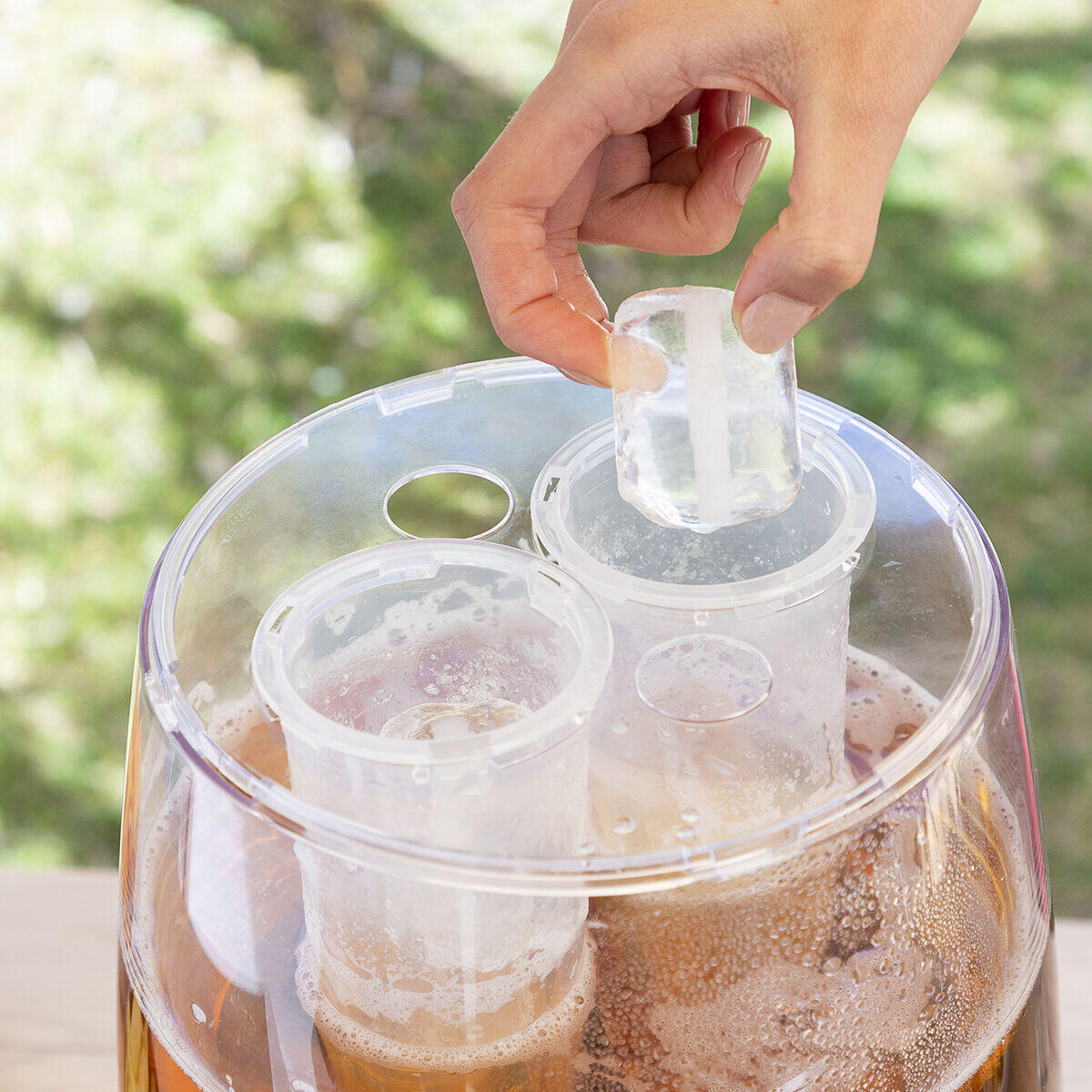 Dispensador de Bebidas Refrigerante 4L | Con 2 Depósitos de Hielo | Freer InnovaGoods