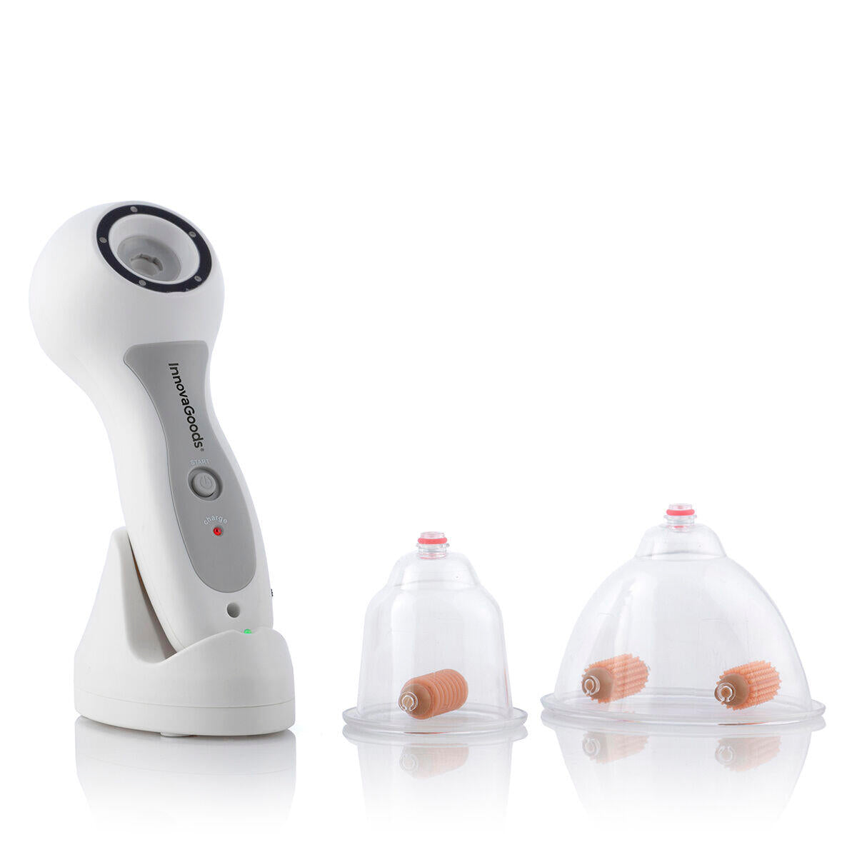 Aparelho Anticellulite por Vácuo Pro InnovaGoods | 2 Cápsulas | Recarregável USB