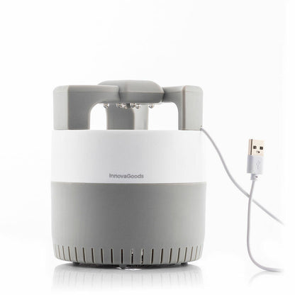 Lâmpada Antimosquitos por Sucção 6 LED UV | Silenciosa | Sem Químicos | USB | InnovaGoods
